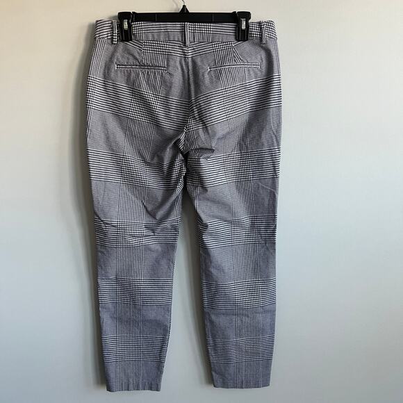 Dockers Slim Ankle Pants White Black Plaid Houndstooth 8 - Picture 6 of 8